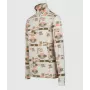 BRUNOTTI Damen Misma-Print Fleece-Pullover - XL - Arctic Desert Flower