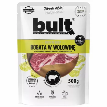 BULT Beef Pâté Nassfutter für Hunde 500g