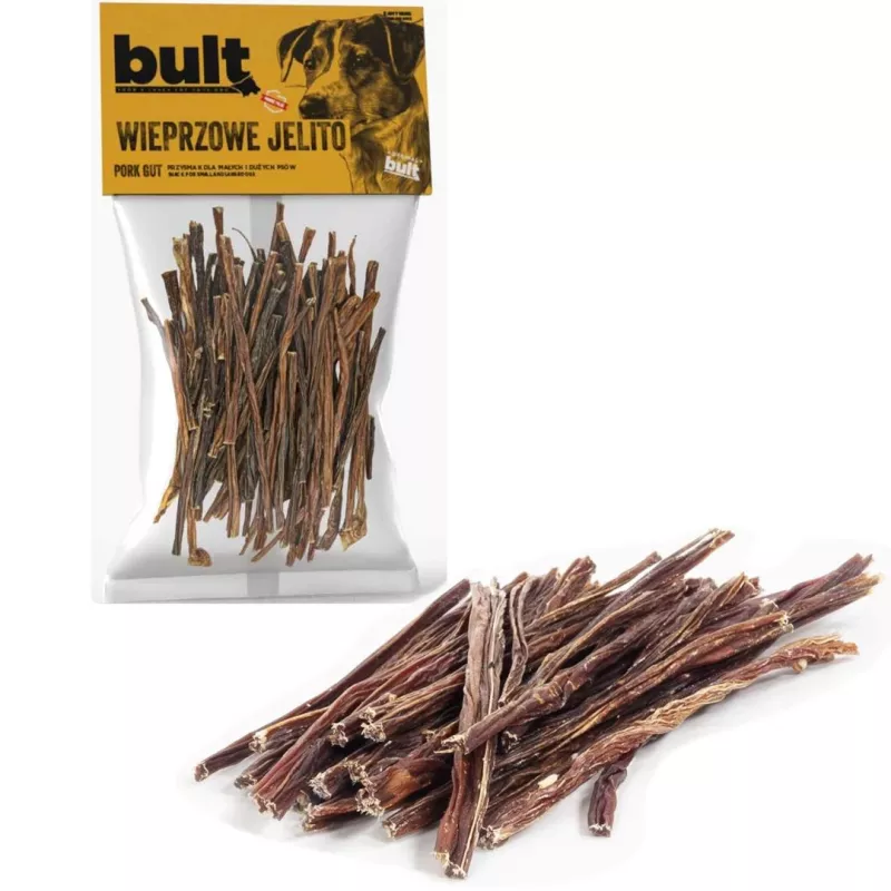 BULT Getrockneter Schweinedarm Hundesnack - 100g