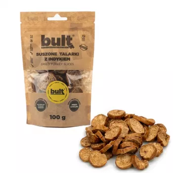 BULT Getrocknete Putenstreifen Hundesnack 100g – Getreidefreier, proteinreicher Trainingssnack