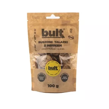 BULT Getrocknete Putenstreifen Hundesnack 100g – Getreidefreier, proteinreicher Trainingssnack