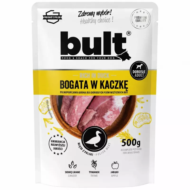 BULT Duck Rich Meatloaf Pouch for Dogs 500g