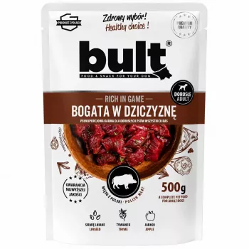 BULT Venison Pâté Nassfutter für Hunde im Beutel 500g
