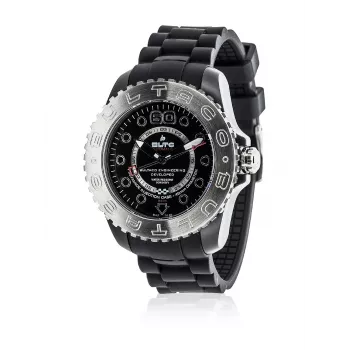 BULTACO MAN BLPB45A-CB2 45mm Quarz Analog Uhr Schwarz Silikon