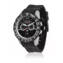 BULTACO MAN H1PA48C-SB2 48mm Quarz Analog Uhr Schwarz Silikon