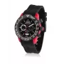 BULTACO MAN H1PR43C-CB1 43mm Analog-Quarzuhr Schwarzes Leder