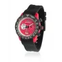 BULTACO MAN H1PR43C-CR1 43mm Herren Quarz Chronograph Uhr Schwarzes Zifferblatt Lederarmband