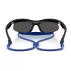 Burberry BE4462-345287 Damen-Sonnenbrille, geometrisch, transparent graues Acetat, dunkelgraue Gläser, 64/20/125 mm