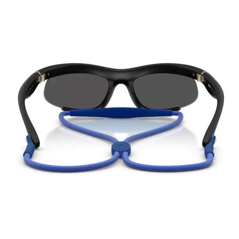 Burberry BE4462-345287 Damen-Sonnenbrille, geometrisch, transparent graues Acetat, dunkelgraue Gläser, 64/20/125 mm