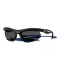 Burberry BE4462-345287 Damen-Sonnenbrille, geometrisch, transparent graues Acetat, dunkelgraue Gläser, 64/20/125 mm