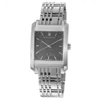 Burberry BU1568 Herrenuhr 33mm Edelstahl Silbernes Zifferblatt