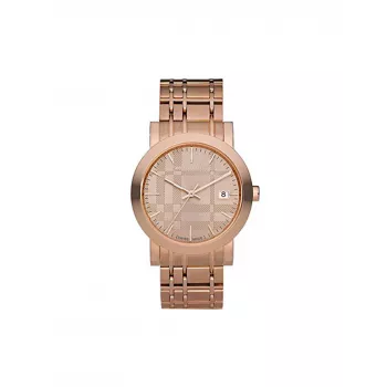 Burberry BU1864 Herrenuhr 38 mm schwarzes Leder