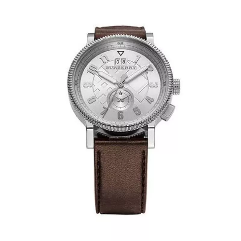 Burberry BU7681 Herren Swiss-Quarz-Chronograph Uhr 42mm Edelstahl