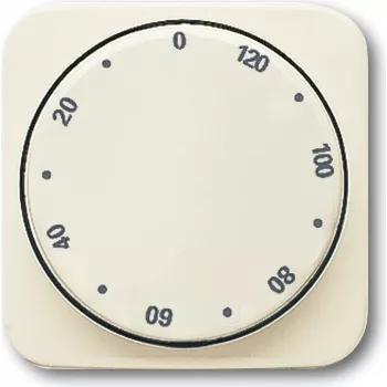 Busch-Jaeger Busch-Duro 2000® SI Zentralplatte, 1-fach, Elfenbein, mit Beschriftungsfeld 1753-0-6208