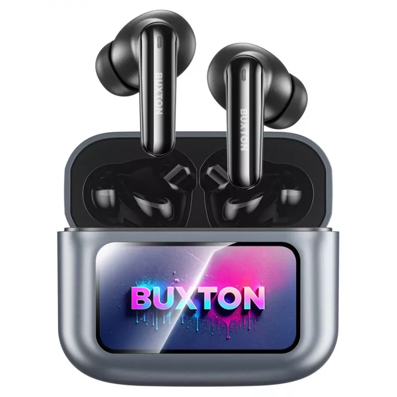 Buxton BTW 9600 Kabellose Over-Ear-Kopfhörer mit aktiver Geräuschunterdrückung, Bluetooth 5.3, 30 Stunden Akku, Schwarz