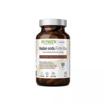 BWN BIOWEN Natriumbutyrat 580 mg – Nahrungsergänzungsmittel für Menschen – 100 Kapseln