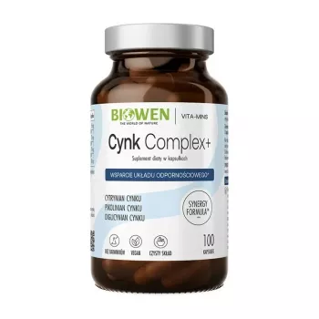 BWN BIOWEN Zinc 3X Immunity – Nahrungsergänzungsmittel für Menschen – 100 Kapseln