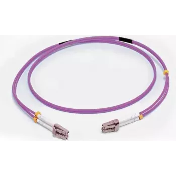 C2G 2m LC/LC OM4 LSZH Glasfaser-Patchkabel, Violett 81750