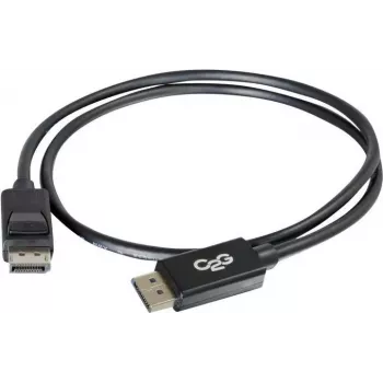 C2G 5,0m DisplayPort-Kabel mit Verriegelung, Stecker-Stecker, Schwarz 84403