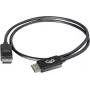 C2G 5,0m DisplayPort-Kabel mit Verriegelung, Stecker-Stecker, Schwarz 84403
