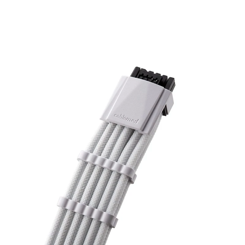 CableMod C-Series PRO ModMesh 12VHPWR Cable Kit für Corsair RM, RMi, RMx (Black Label) - Weiß