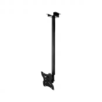 CABLETECH LCD-Deckenhalterung Schwarz für 32-70 Zoll Bildschirme, 50 kg, VESA bis 600x400, höhenverstellbar