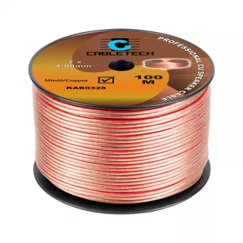 CABLETECH Lautsprecherkabel 4mm