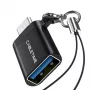 CABLETIME USB-C auf USB-A OTG Adapter, USB 3.0 5Gbps, Space Gray Aluminium