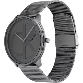 CALVIN KLEIN MAN 25200030 40mm Quarz Analog Uhr Silber Edelstahl Mesh