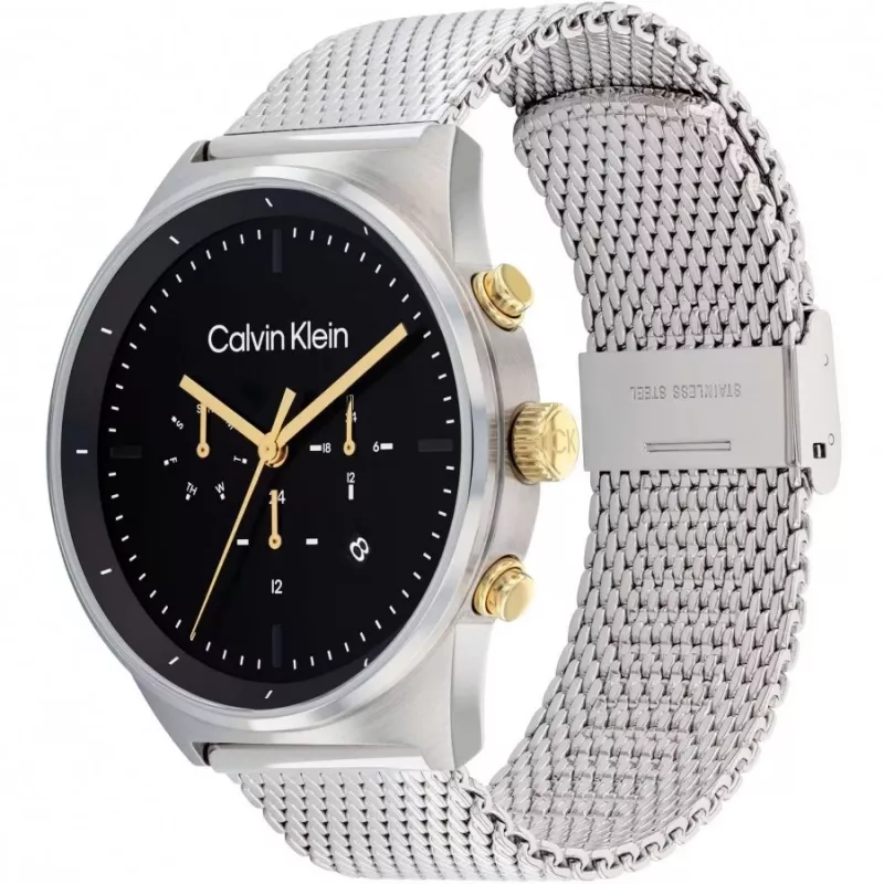 CALVIN KLEIN Herrenuhr City Collection 25200296 44mm Edelstahl Swiss Quartz