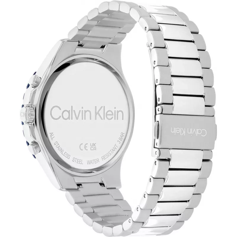Calvin Klein Herrenuhr Minimal Extension 25200115 44mm Edelstahl-Mesh