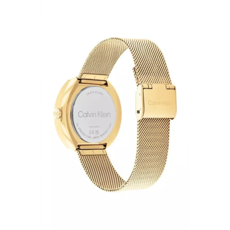 CALVIN KLEIN Damenuhr Minimal Extension 25200339 38,5 mm Silber Edelstahl Mesh