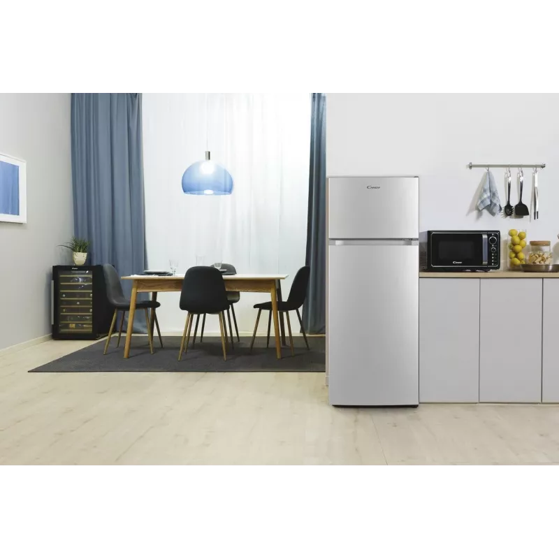 Candy CDG1S514ES Freistehender Geschirrspüler, 15 Maßgedecke, Energieklasse C, Silber/Inox