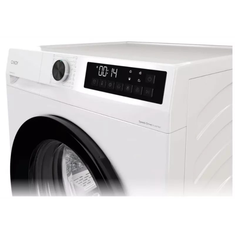 Candy GD 39B8-S Freistehender Frontlader-Waschmaschine, 9 kg, 1300 U/min, A+++, NFC, Weiß