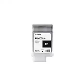 Canon PFI-107BK Original Schwarze Tintenpatrone 130ml (6705B001AA)