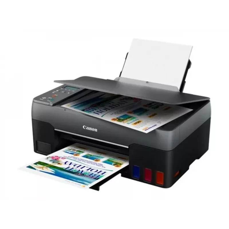 Canon PIXMA G2560 Multifunktions-Farbtintenstrahldrucker mit nachfüllbaren Tintentanks, Drucken Kopieren Scannen, A4, USB