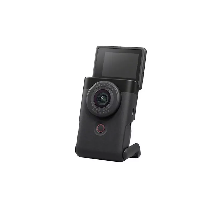 Canon PowerShot V10 Schwarz Vlogging-Kit 4K UHD 1-Zoll-CMOS-Kamera mit Mini-Stativgriff