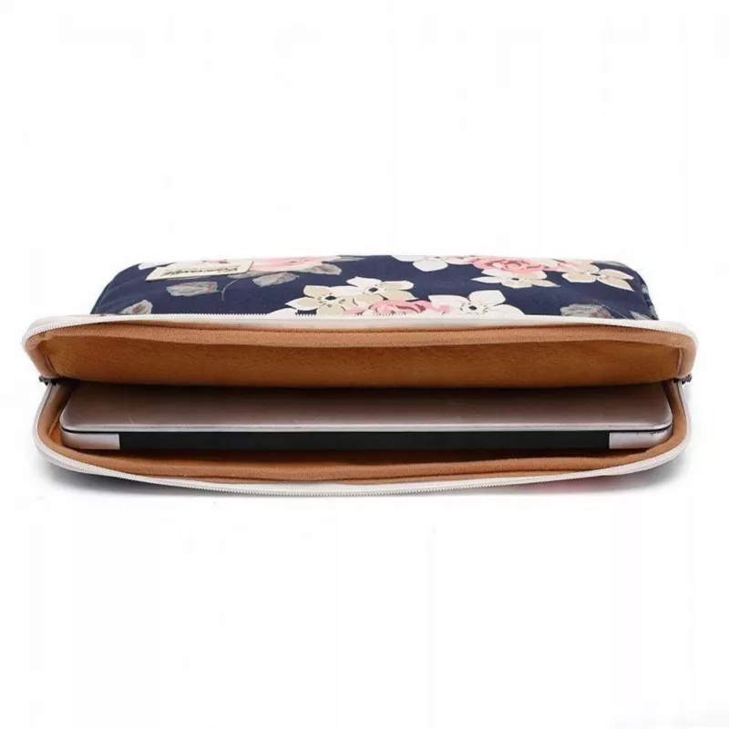 Canvaslife Sleeve für 13-14 Zoll Laptop - Weiß und Pink