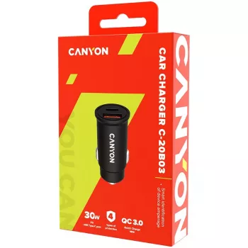 Canyon C-20B03 Kabellose Optische Maus, Schwarz, 800/1200/1600 DPI, USB-Nano-Empfänger