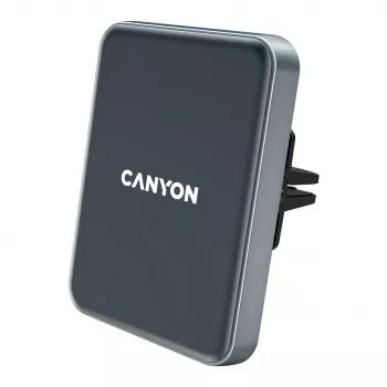 CANYON CH-15 Car Holder and Wireless Charger MegaFix, 15W, USB-C, Black