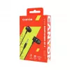 CANYON EP-3 In-Ear Headset mit Mikrofon, 1,2m Flachbandkabel, Dunkelgrau