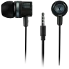 CANYON EP-3 In-Ear Headset mit Mikrofon, 1,2m Flachbandkabel, Dunkelgrau