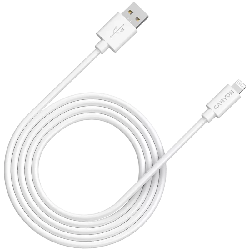 CANYON MFI-12 USB-A to Lightning Kabel 2m Weiß
