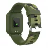 CANYON My Dino KW-33 Teenager Smart Watch, 1.3 Zoll IPS Full Touch Screen, grünes Kunststoffgehäuse, IP68 wasserdicht, BT 5.0