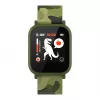 CANYON My Dino KW-33 Teenager Smart Watch, 1.3 Zoll IPS Full Touch Screen, grünes Kunststoffgehäuse, IP68 wasserdicht, BT 5.0