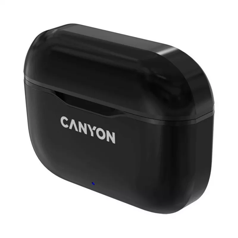 Canyon TWS-3 True Wireless Bluetooth Ohrhörer mit Ladecase, Schwarz