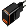 Canyon Wandladegerät mit USB Type-C Kabel, 2.1A, Schwarz