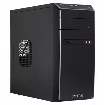 Captiva Business/Office R10-3622 Desktop-PC - AMD Ryzen 5 3400G, 8GB DDR4, 500GB SSD, Radeon Vega 11, Wi-Fi, Windows 11 Home
