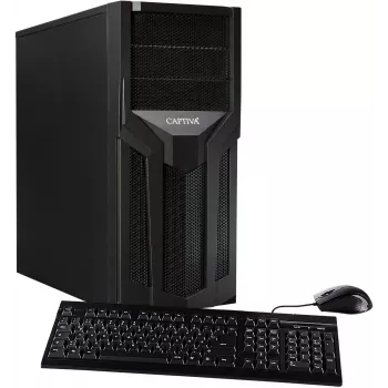CAPTIVA Workstation I75-756 Intel Core i7 32GB DDR4 1TB SSD NVIDIA RTX 3050 Windows 11 Pro Tower PC