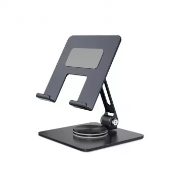 Capture Faltbarer 360-Grad-Drehbarer Tablet-Ständer, Schwarz (CA-TAB1-STAND)